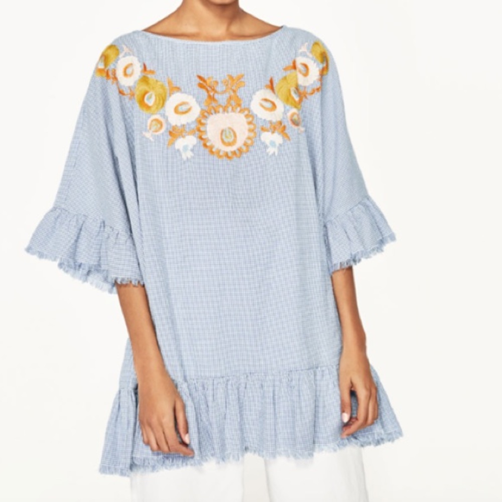 NWOT Zara Dress / Blouse - Picture 1 of 8